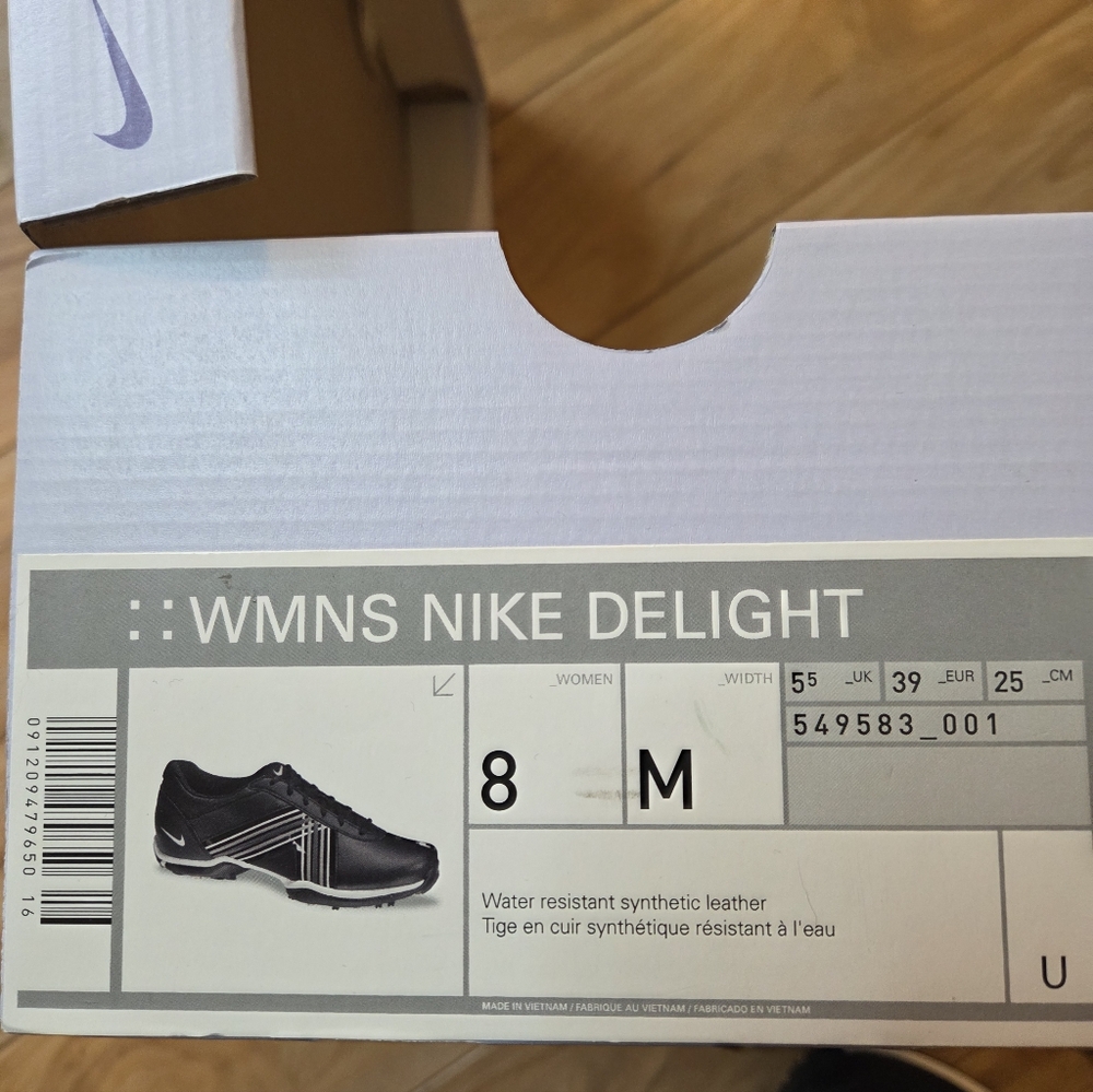 Nike Delight Womens Golf Shoes Size 8 Brand New in Box - Picture 7 of 7